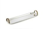 Antik Gold Kulplu Gümüş Tepsi 38x12x6cm