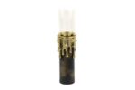 Antik Gold Siyah Camlı Mumluk 12x48cm