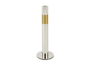 Bugle Silver Gold Metal Mumluk 9x26cm