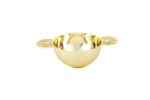 Circle Gold Metal Kase 12x20x6cm