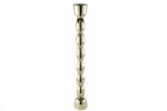 Gold Boğumlu Metal Mumluk 9x66cm