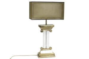 Gold Dik Ayaklı Abajur 26x14x62cm