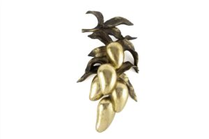 Gold Mango Resin Duvar Dekoru 44x23x10cm
