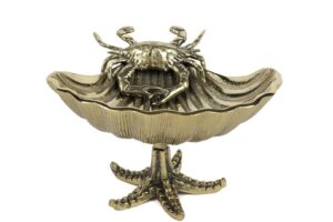 Gold Marine Dekorlu Ayaklı Kase 27x26x15cm