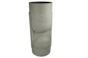 Gri Polyresin Saksı 37x91cm