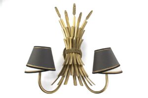 Gri Şapkalı Gold Aplik 51x57x24cm