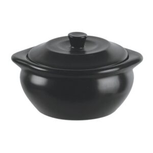 Güveç Tencere Kapaklı Stoneware 13 cm h:7,5 cm