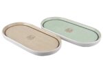 Micasa Desenli 2li Oval Servis Tabağı Seti 32x16cm