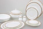 Michell Gold 74 Parça Bone China Yemek Seti