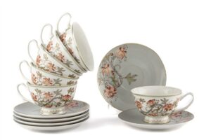 Mystic Floral 6lı Çay Fincanı Seti 200cc