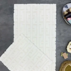 Naka 2’li Pamuk Paspas Takımı / Ekru