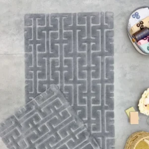 Naka 2’li Pamuk Paspas Takımı / Koyu Gri