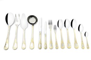 Elegante Gold 90 Parça Çatal Kaşık Bıçak Seti