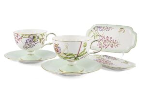 Happily 6 Parça 2li Çay Fincanı Seti 220cc