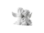 Pair Angels with Floral Wreath 8 cm