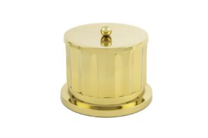 Riana Gold Bordo Kavanoz 16x13cm