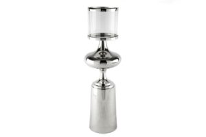 Silver Metal Cam Mumluk 20x68cm