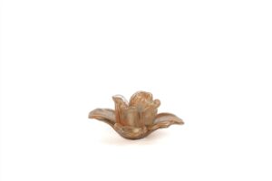 Somon Çiçek Cam Dek 16x7cm