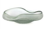 Yeşil Cam Dekor Tabak 40x23x13cm