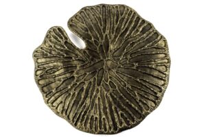 Bronz Nergis Yaprağı Duvar Süsü 56x56cm