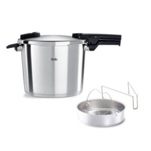 Fissler Vitaquick Premium 10 Litre Düdüklü Tencere + Buharda Pişirme Aparatı