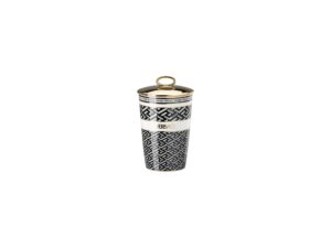 Kapaklı Mumluk-Kokulu Mum Signature Black