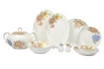 Golden Petal 56 Parça Yemek Takımı