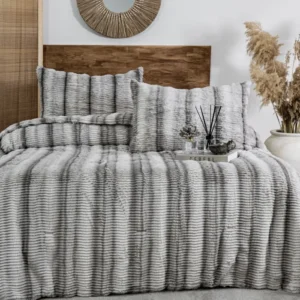 Jenny Çift Kişilik Comforter Set / Gri