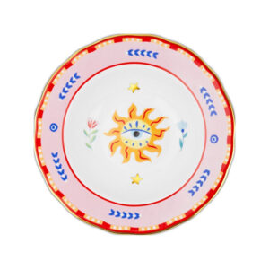 Bacı Mılano Mamma Mıa Göz Desenli Tabak 22 Cm