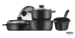 Rısoli Black Plus 7 Prç Tencere Seti 03set7p