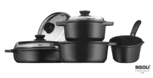 Rısoli Black Plus 7 Prç Tencere Seti 03set7p