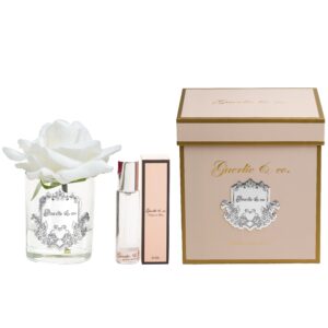 Guerlıe&co Tek Gül Beyaz Gümüş