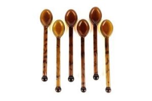 Mikasa Moor 6’lı Siyah Amber Cam Kaşık P372 121263