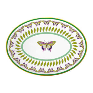 Bacı Mılano Amazzonıa Poeselen Oval Tabak 31 Cm