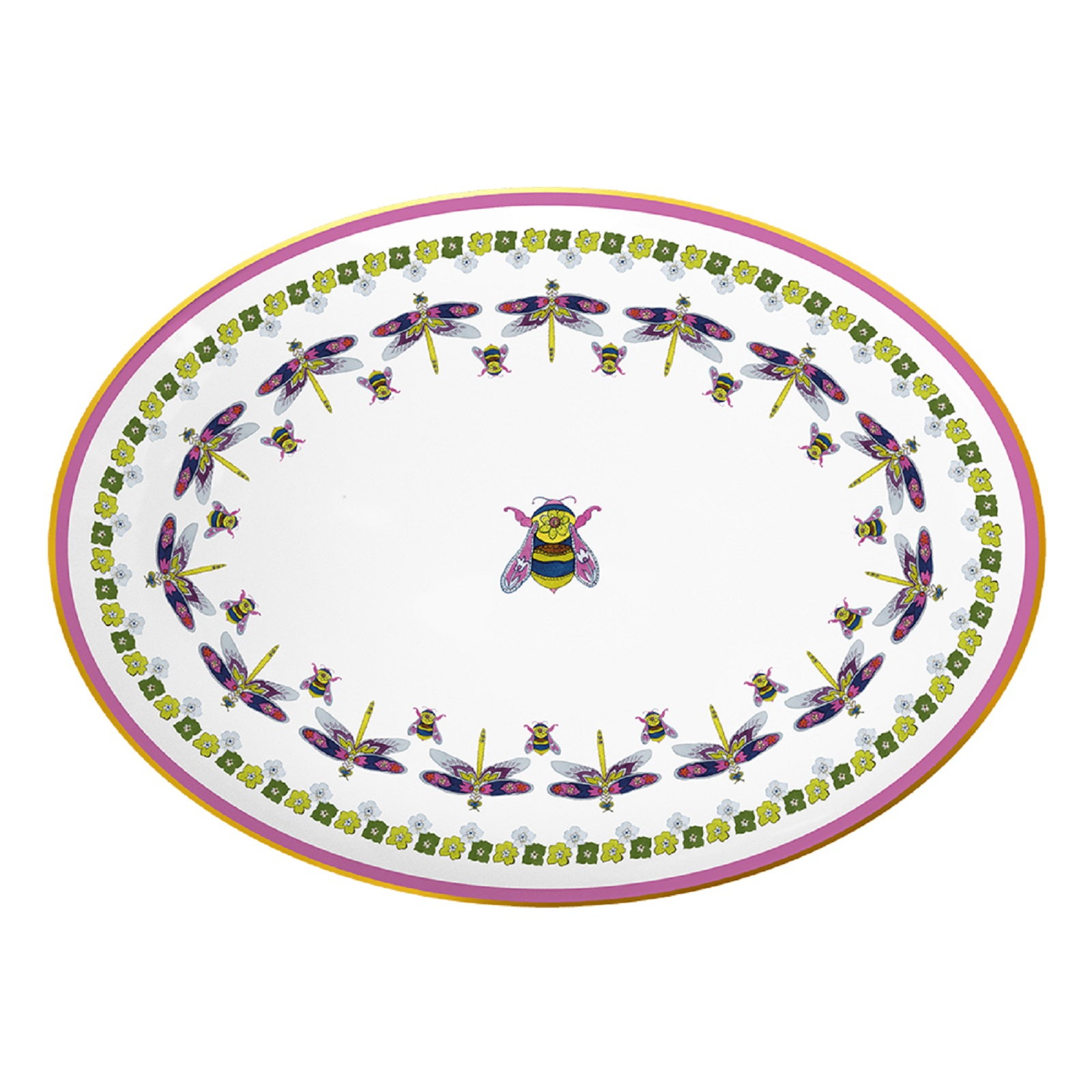 Baci Milano Amazzonia 36 cm porselen oval servis tabağı - Baci Milano, Bursa
