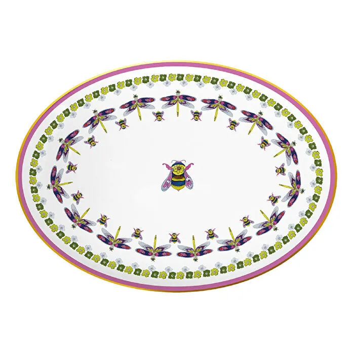 Bacı Mılano Amazzonıa Porselen Oval Tabak 36 Cm Bacı Mılano Amazzonıa Porselen Oval Tabak 36 Cm