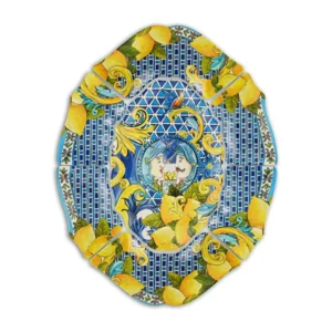 Bacı Mılano Sıcıly 7 Prç Meze Tabağı Mavi Limon