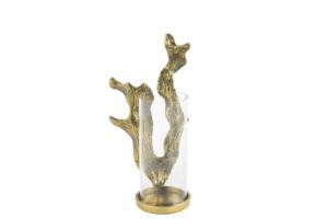 Mikasa Moor P045.123779 Antik Gold Mercan Cam Mumluk 20x35cm