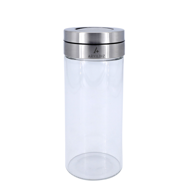 Aryıldız Canyon Saklama Kabı 790 ml - cam gövde ve metal kapak, Aryıldız, Bursa