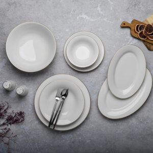 Aryıldız Capella Gold 30 Prç Yemek Takımı