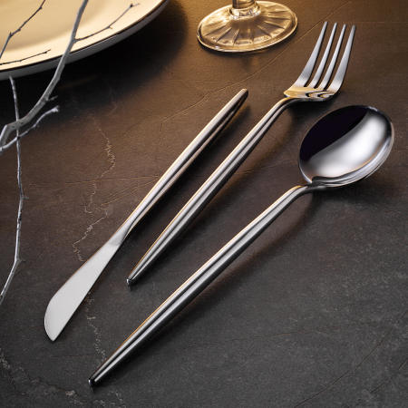 Aryıldız Versay White/Gold 36 Parça Çatal Kaşık Bıçak Takımı - Aryıldız, Bursa