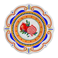 Baci Milano Dolce Vita Nar 6'lı Servis Tabağı 28 cm - Bursa