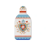 Bacı Mılano Mamma Mıa Kalp Desenli Kesme Tahtası 16,5×34,5 Cm