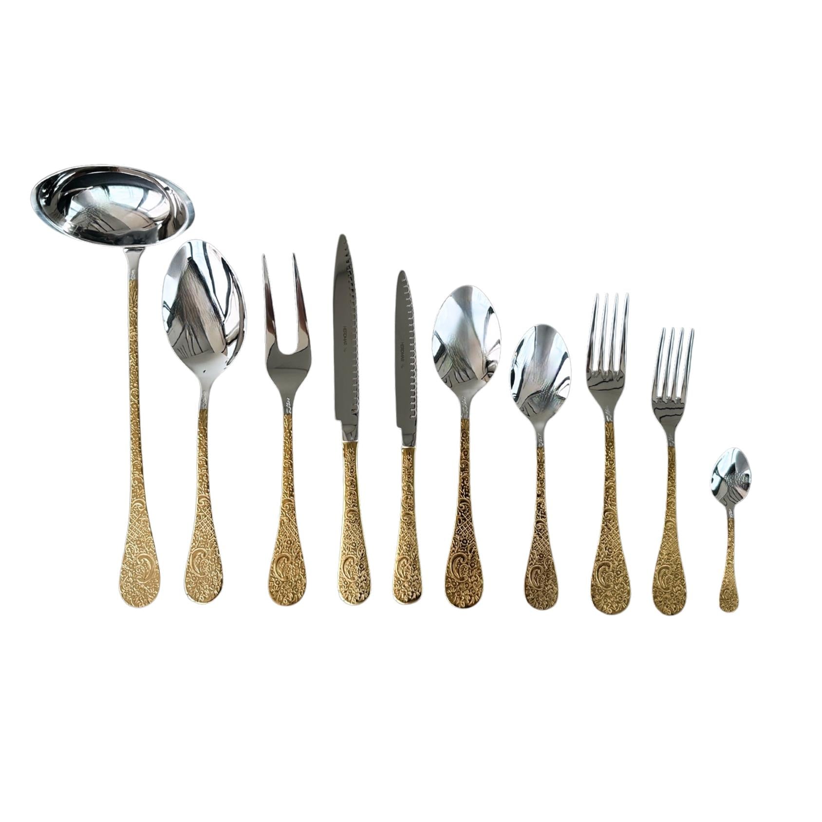 Herdmar Betty Yarı Gold 87 Parça ÇKB Set