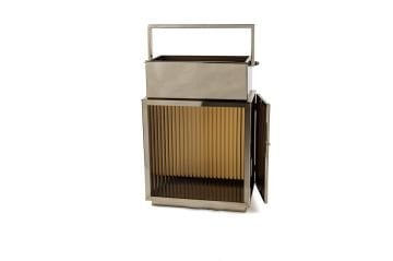 Mikasa Moor Bronz Kahve Camlı Fener 18x33x44cm - Bursa