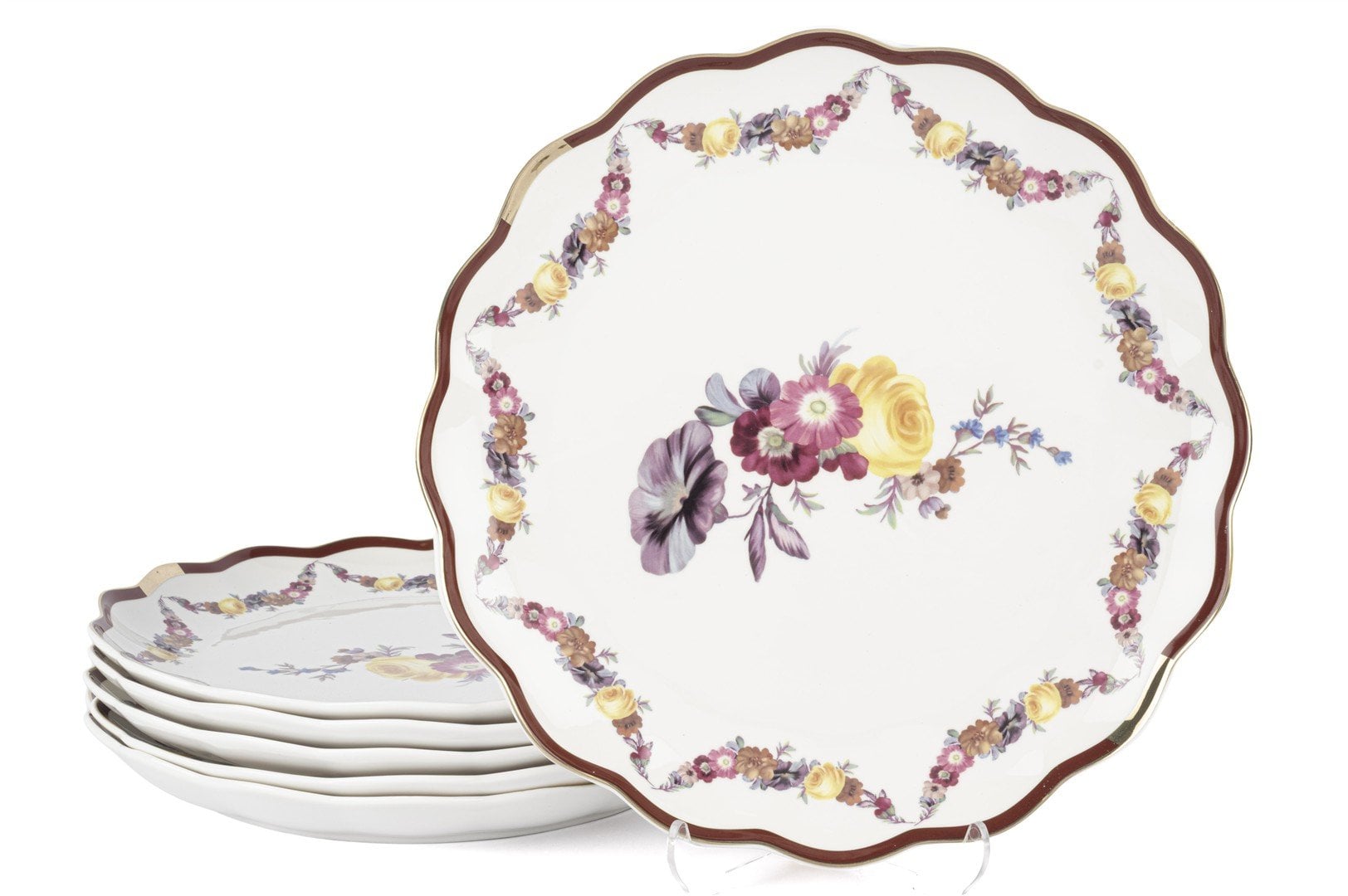 Mikasa Moor Chateau Romance 6lı Servis Tabağı 27cm P366.128538 Mikasa Moor Chateau Romance 6lı Servis Tabağı 27cm P366.128538