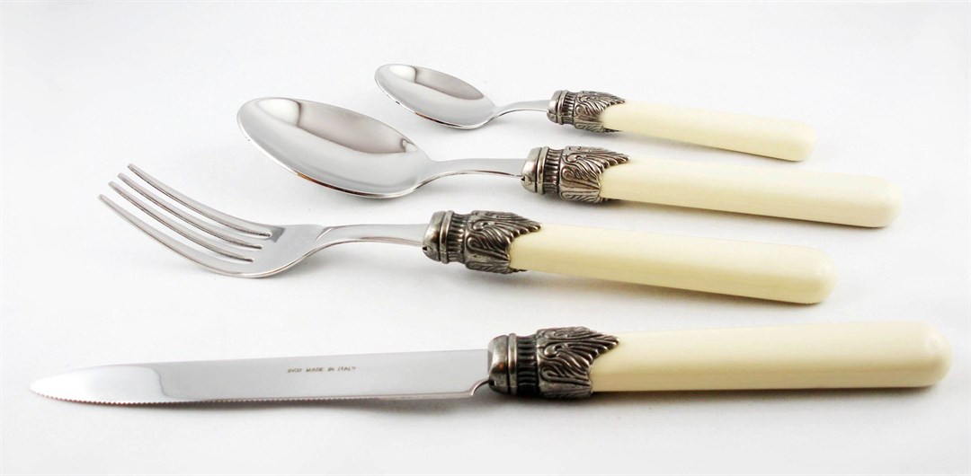 Rivadossi Classic Kemik 24 Parça Çatal Bıçak Seti (SKU: 8004746162437) - Rivadossi, Bursa