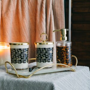 Decorıum Banyo Seti 4 Prç Monochrome M06654