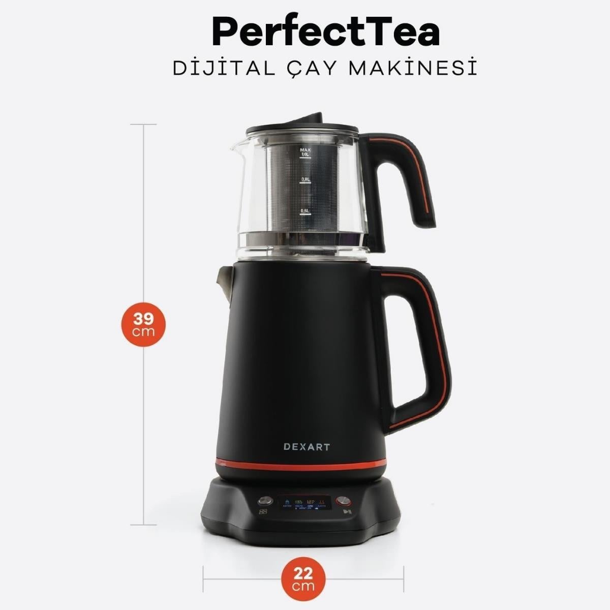 Dexart Perfect Tea Dijital Çay Makinesi DX-1321 S - Dexart, Bursa