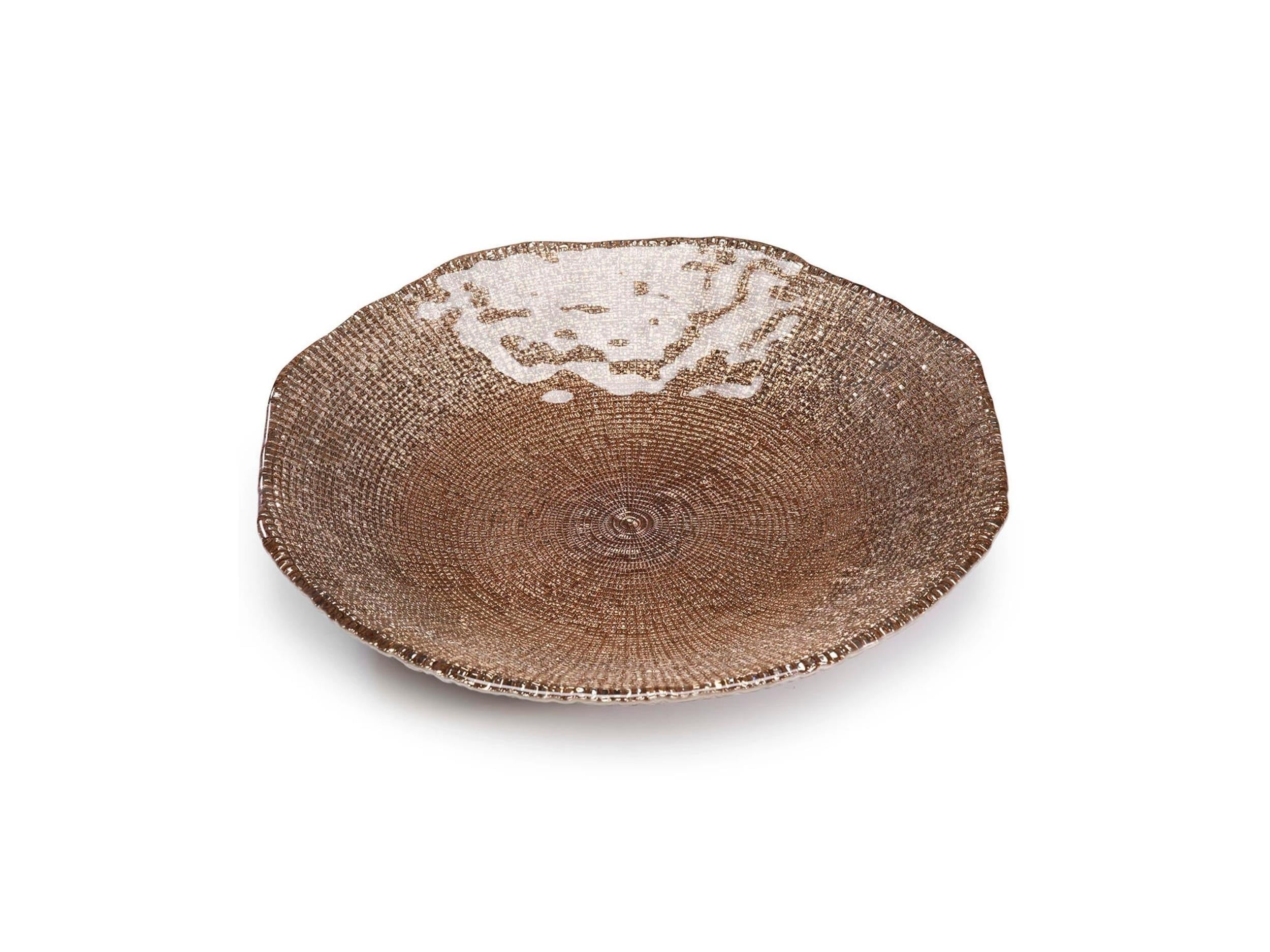 I.V.V Diamante Masa Ortası Dekoratif Kestane 41 cm